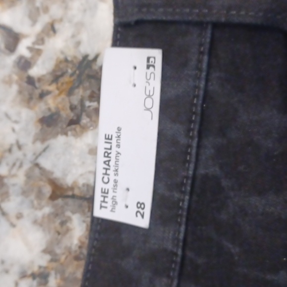 NWT JOES JEANS THE CHARLIE HIGH RISE SKINNY ANKLE IN PANTHER $188 - Picture 3 of 10